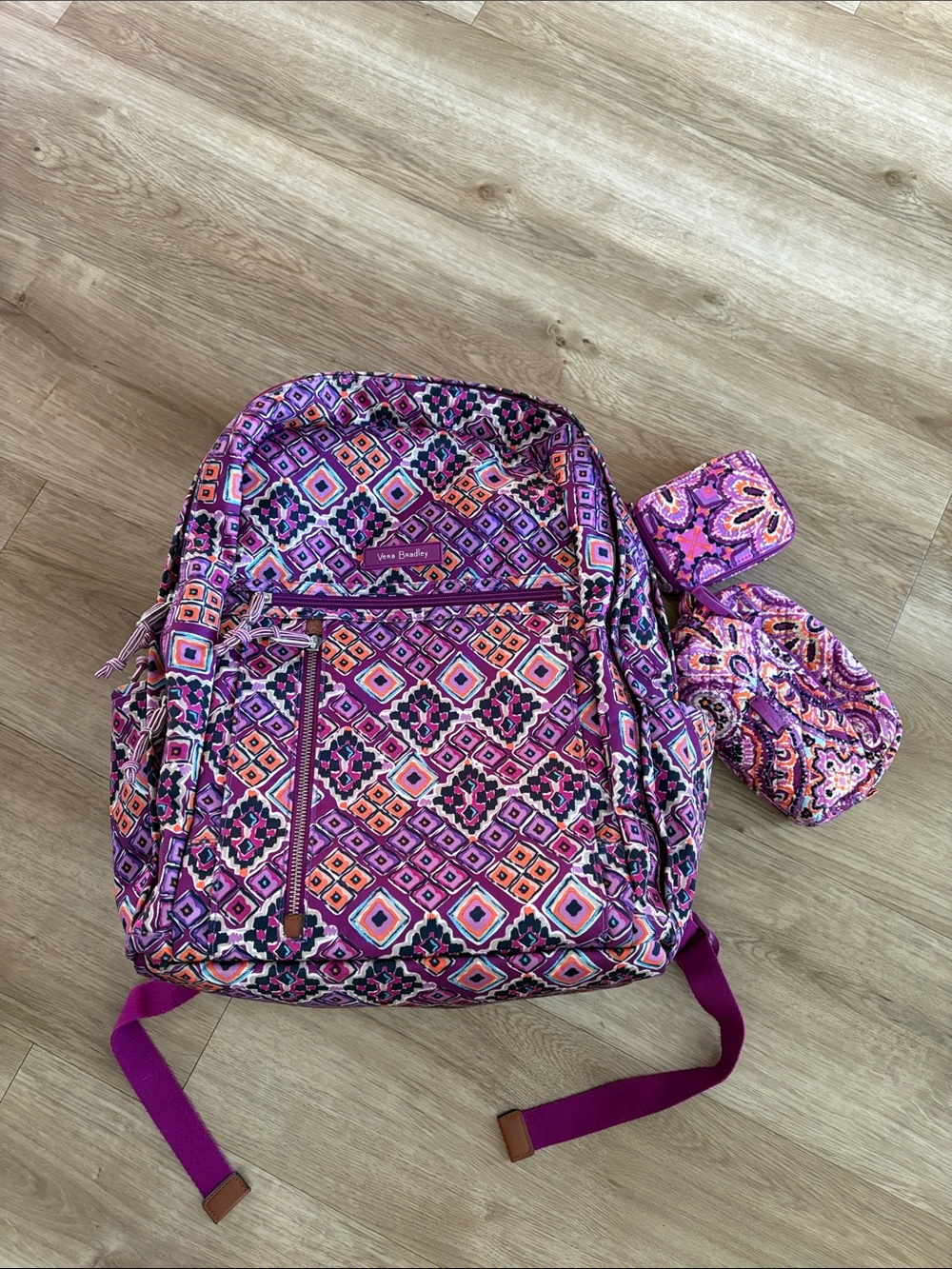 EUC Vera Bradley Travel Backpack